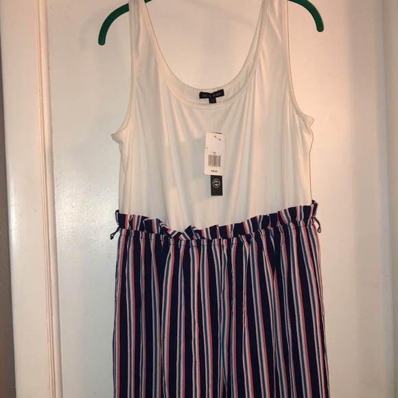 NWT XXL striped jumpsuit - Picture 9 of 9
